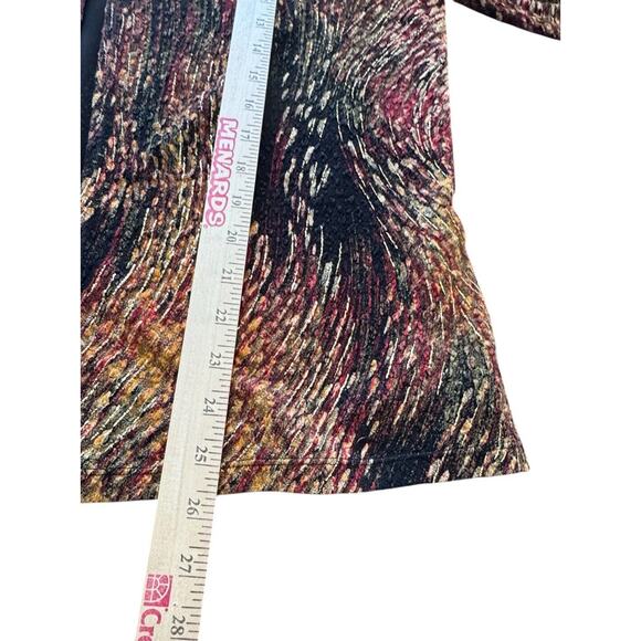 Dress Barn Layered Top Gold Black Metallic Long Sleeve Womens 14/16 Career Work - Picture 7 of 11